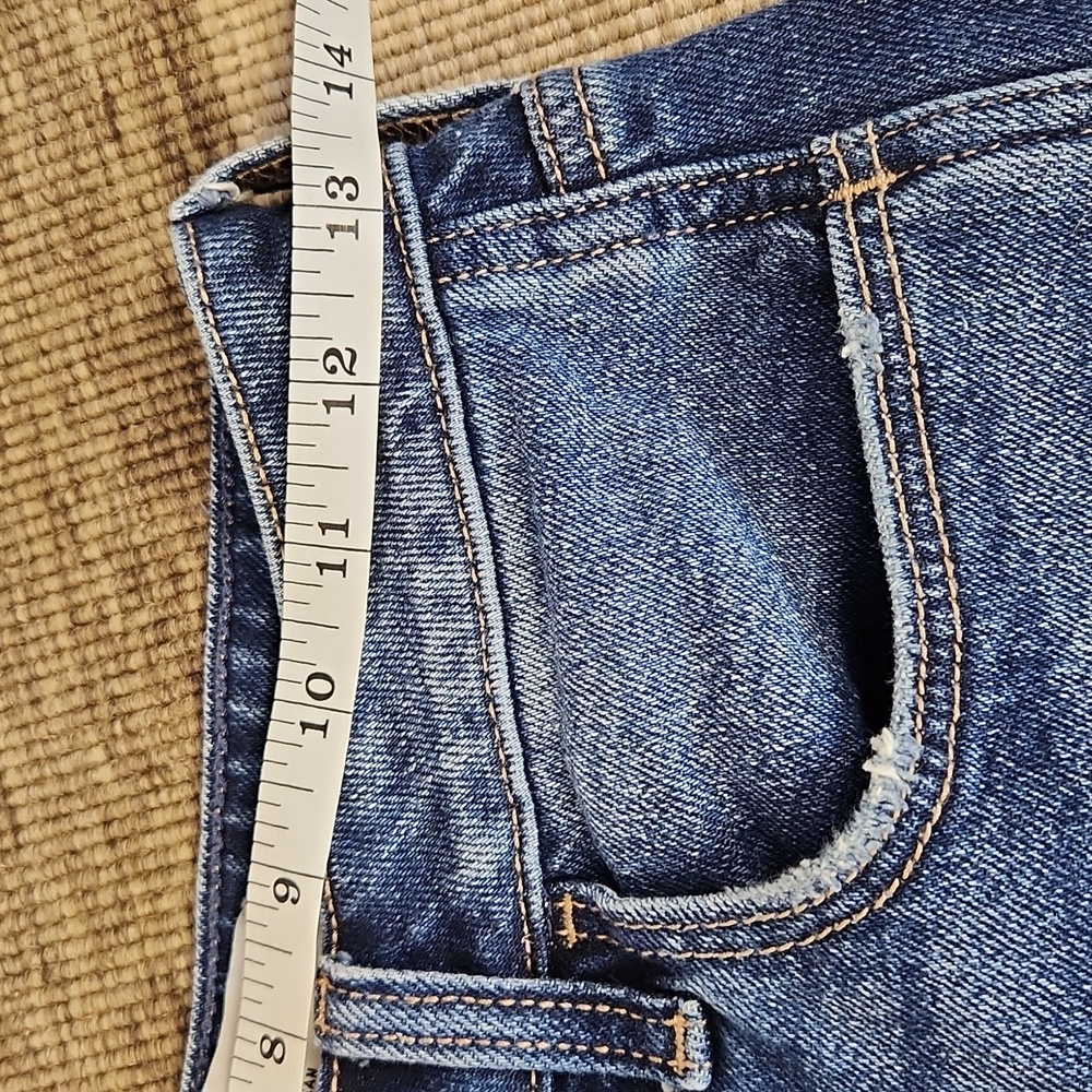 Hollister Curvy High-Rise Mom Jean Distressed Vintage Stretch W26 L27 3R - Picture 4 of 11
